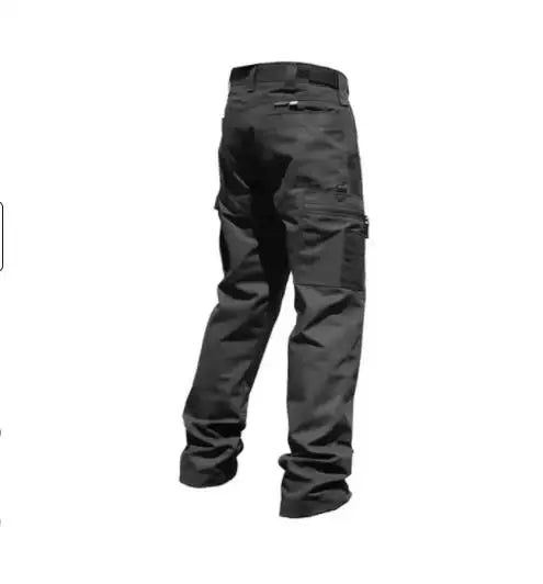 SmartGearPros Men's Rugged Work Pants – Multi-Pocket, Wear-Resistant, Heavy-Duty Straight-Leg Design