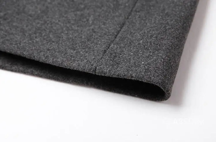 SmartGearPros Men's Winter Cashmere Wool Trench Coat – Slim Fit, Warm & Stylish Business Jacket (4X)