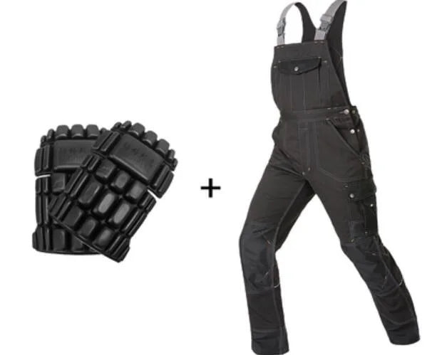 All In One Work Clothes Work Overalls Men Workwear Suit Welding Multi Pockets Jumpsuit Men Work Workshop Repairman Uniform product image showing features or usage