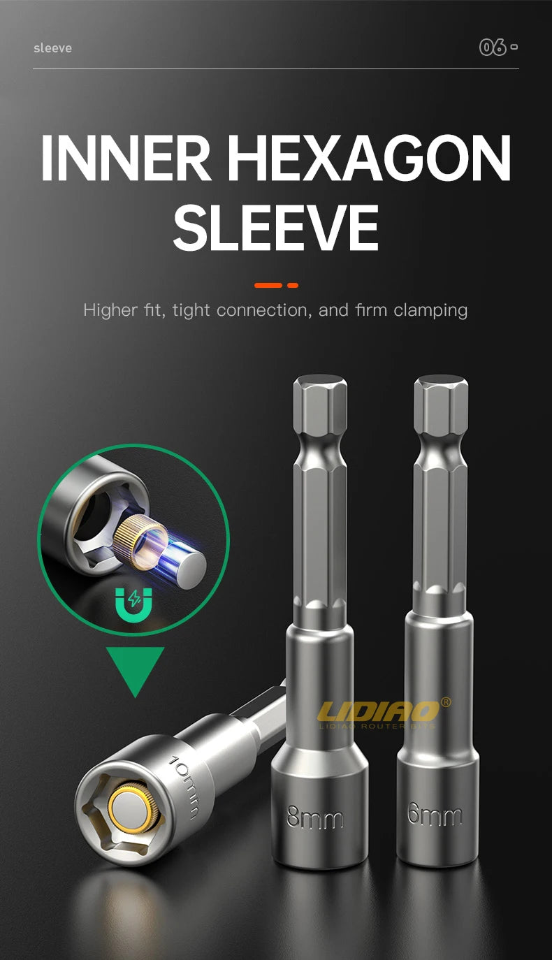 Lidiao 35Pcs Screwdriver Drill Bit Set Magnetic Bit Hexagon Socket Set With Included Storage Case Multifunction Repair Tool Kit product image showing features or usage