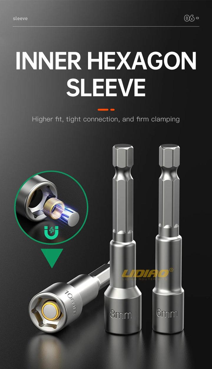 Lidiao 35Pcs Screwdriver Drill Bit Set Magnetic Bit Hexagon Socket Set With Included Storage Case Multifunction Repair Tool Kit product image showing features or usage