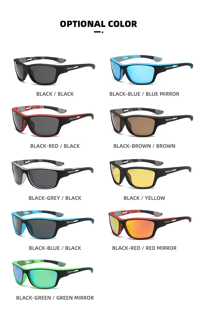 SmartGearPros Fashion Polarized Sunglasses – Sporty Unisex Shades with UV400 for Driving & Daily Wear