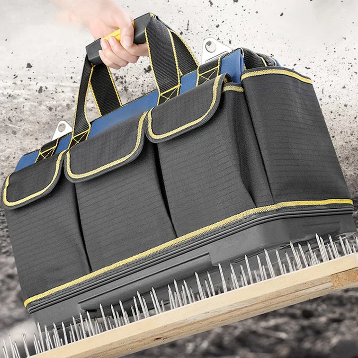 SmartGearPros 23-inch Heavy-Duty Tool Bag – Waterproof, Large Capacity, Multi-Pocket Organizer