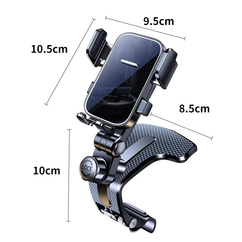 Mobile Phone Car Holder New Style Central Control Instrument Panelmulti Functional Car Universal Navigation Special Fixed Anti S 1 product image showing features or usage