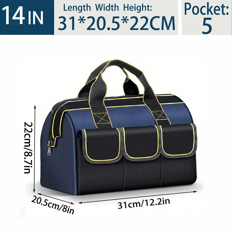 SmartGearPros 23-inch Heavy-Duty Tool Bag – Waterproof, Large Capacity, Multi-Pocket Organizer