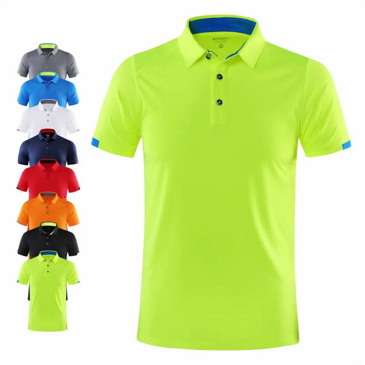 SmartGearPros Quick-Dry Polo – Lightweight Lapel Shirt for Sports & Summer Style
