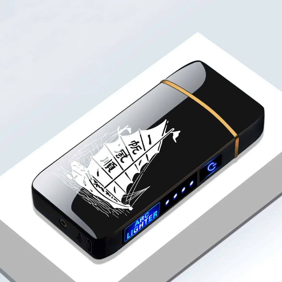 SmartGearPros Windproof Electric Plasma Lighter – Rechargeable, Flameless & USB Powered for Camping or Everyday Carry