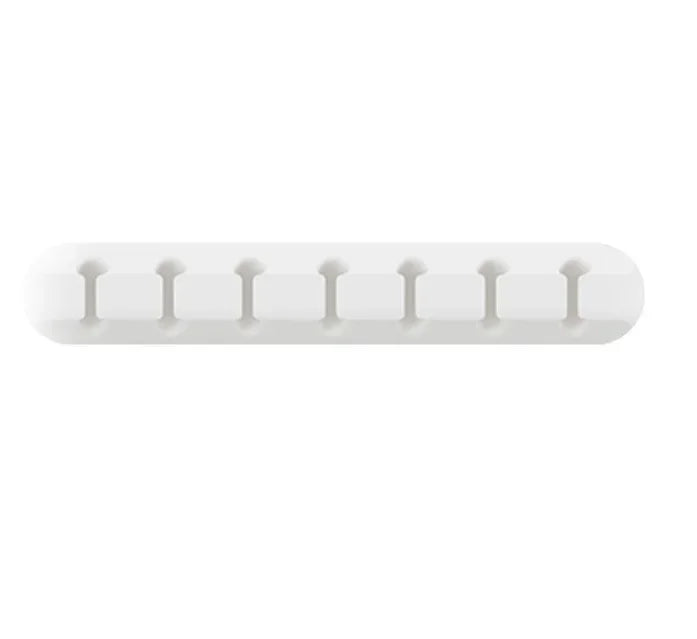 SmartGearPros Silicone USB Cable Organizer – 3/5/7-Hole Cable Winder for Desk, Car, or Wall Mounting