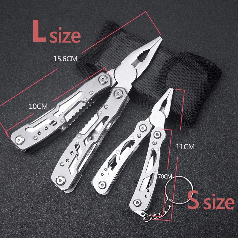 SmartGearPros Folding Multi-Tool – Pliers, Knife, Screwdriver & More in Pocket-Size Stainless Steel Kit