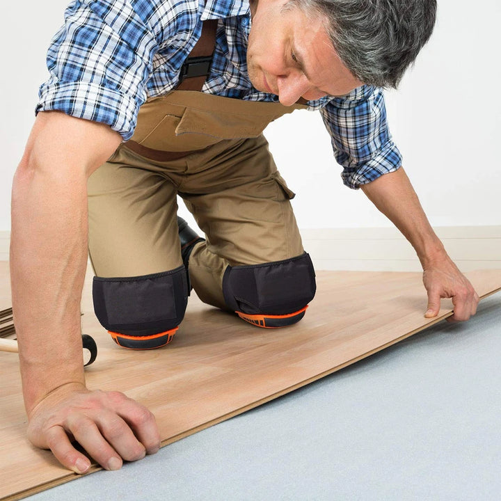 Professional Heavy Duty Eva Foam Padding Knee Pads With Comfortable Gel Cushion And Adjustable Straps For Working Gardning product image showing features or usage