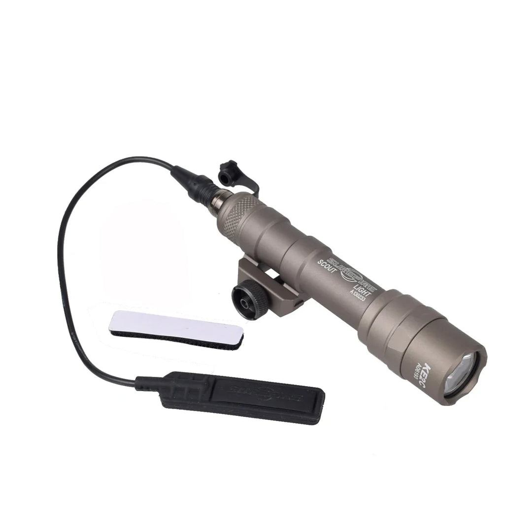 SmartGearPros Tactical SureFire M600 Weapons Flashlight - Hunting Scout Torch for AR15 Rifle with Button Remote
