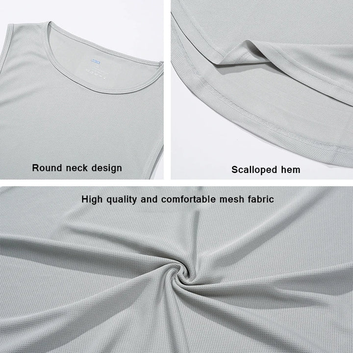 SmartGearPros Men's Gym Tank – Breathable, Sleeveless Muscle Tee for Summer Workouts