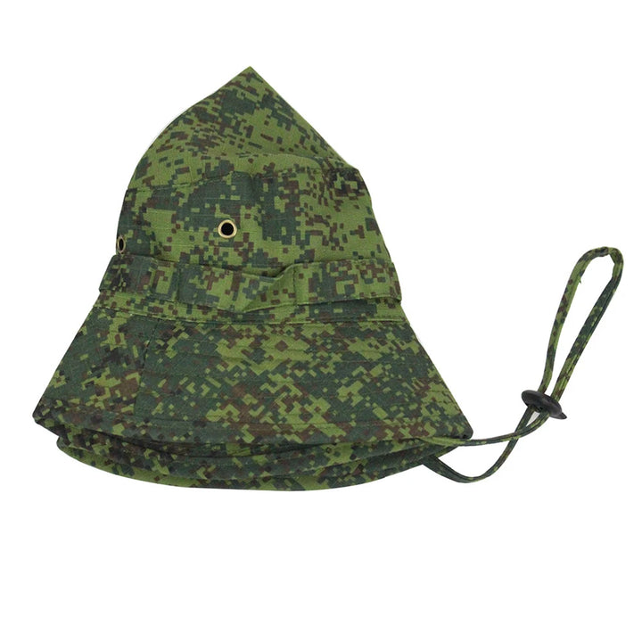 SmartGearPros Camouflage Boonie Hat - Bucket Hat Unisex Polyester for Outdoor Hunting Hiking Fishing Climbing Summer