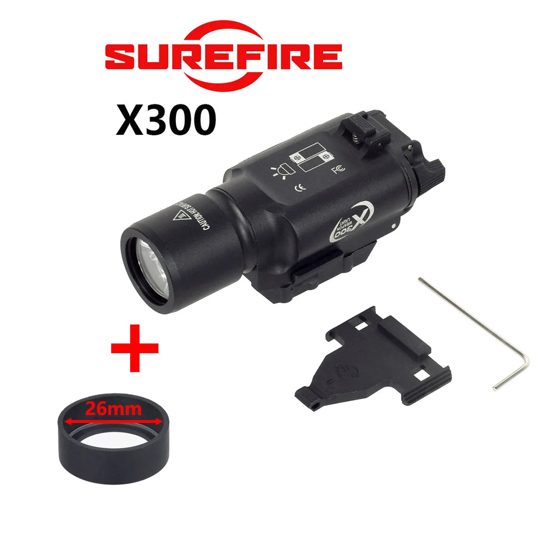 SmartGearPros Tactical SureFire M600 Weapons Flashlight - Hunting Scout Torch for AR15 Rifle