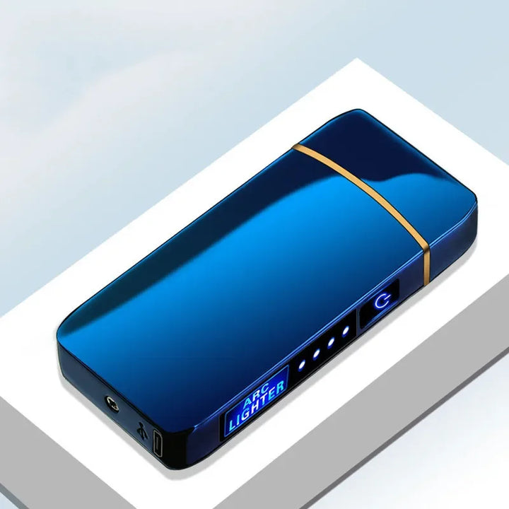 SmartGearPros Windproof Electric Plasma Lighter – Rechargeable, Flameless & USB Powered for Camping or Everyday Carry