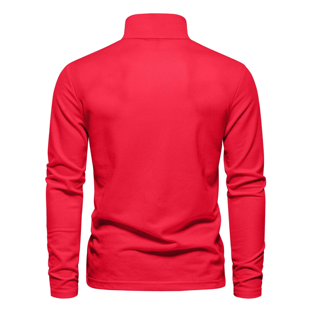 SmartGearPros SmartGearPros Men’s Embroidered Polo Shirt – Long Sleeve Business Casual Fashion