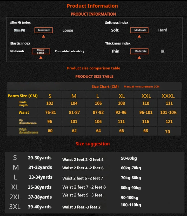 Pants shown with tactical belt and accessories