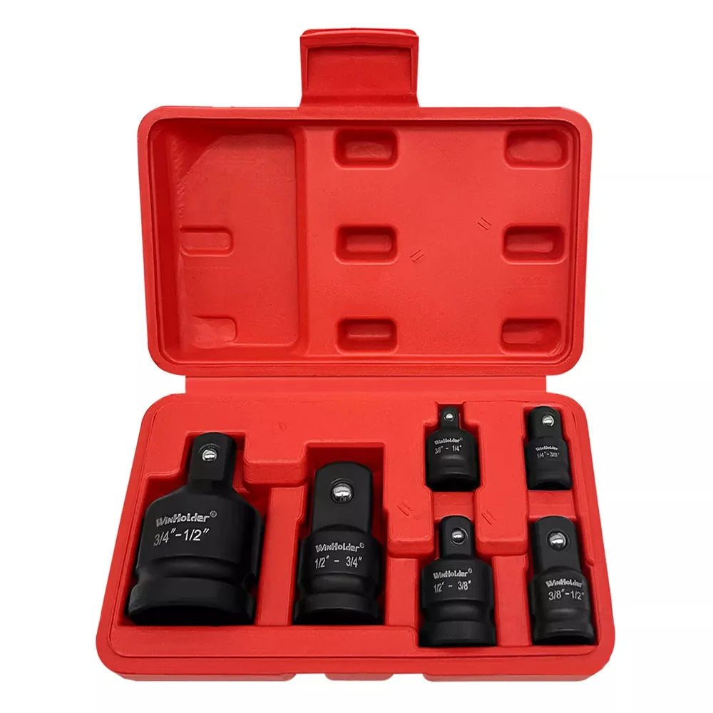 SmartGearPros 6-Piece Impact Socket Wrench Adapter Set - Universal Drive Adapters