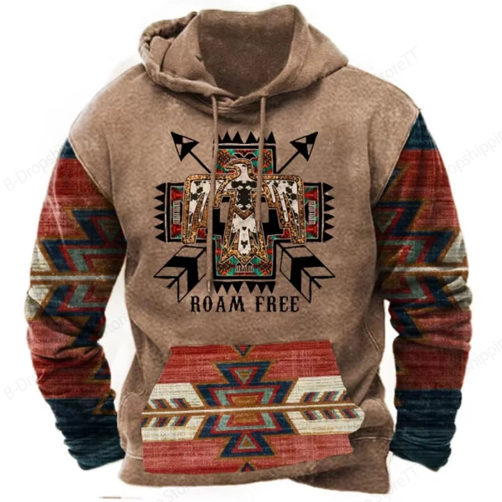 SmartGearPros 3D Print Hoodie – Fashionable Long Sleeve Sweatshirt for Men & Women, Vintage Streetwear Style