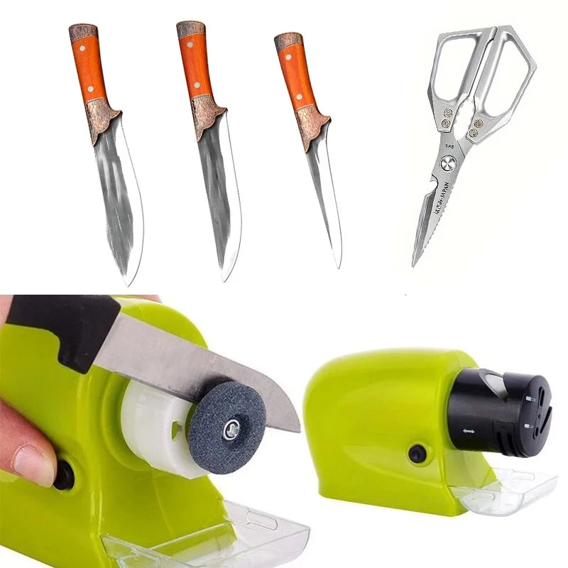 SmartGearPros Professional Knife Sharpener - Ceramic Stainless Steel Sharpening Tool