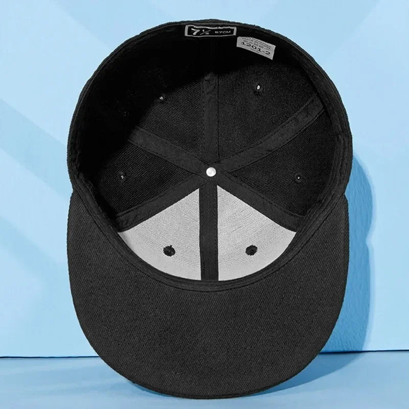 Big Bone Man Plus Size 64Cm Baseball Caps Adult Flat Peak Hip Hop Fitted Hat Men Women Large Size Snapback Cap Size 60Cm 62Cm product image showing features or usage