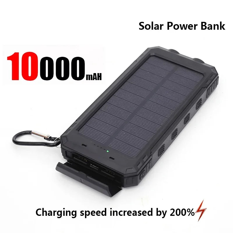SmartGearPros Solar Titan – 50000mAh Solar Power Bank for Outdoor, Emergency & Everyday Power