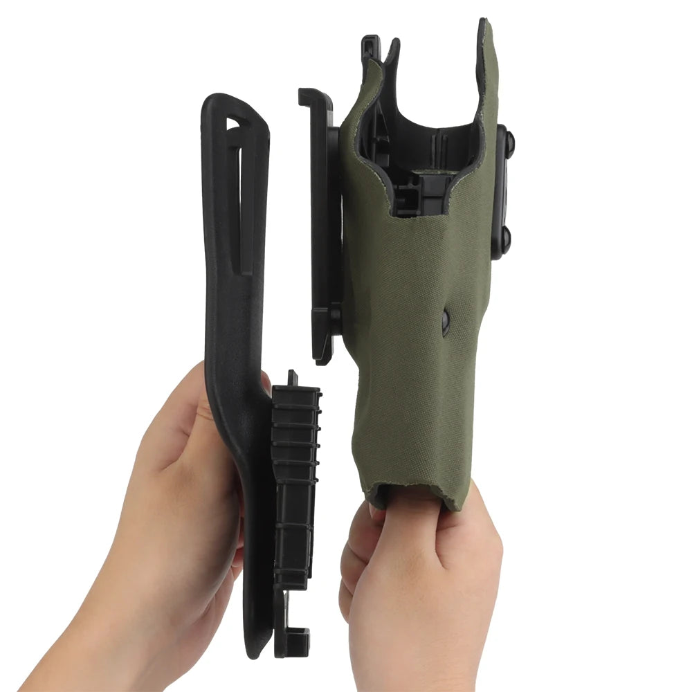 SmartGearPros OPHIDIANTAC Light Quick Release Pistol Holster - G17 X300 QLS Belt Fork System