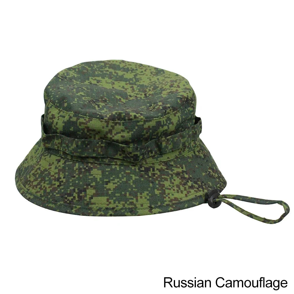 SmartGearPros Camouflage Boonie Hat - Bucket Hat Unisex Polyester for Outdoor Hunting Hiking Fishing Climbing Summer