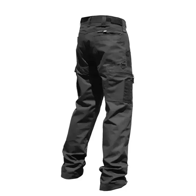 SmartGearPros Men's Rugged Work Pants – Multi-Pocket, Wear-Resistant, Heavy-Duty Straight-Leg Design