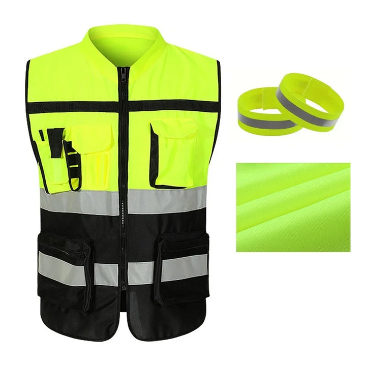 SmartGearPros Mesh Safety Vest – Breathable Reflective Gear for High-Visibility Work