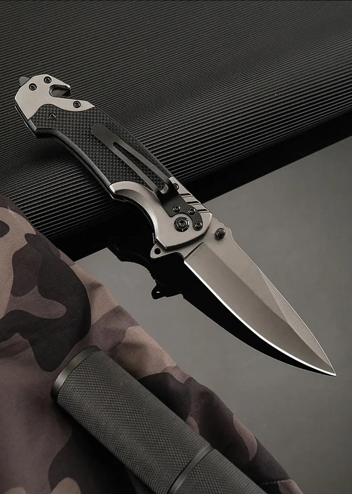 Tactical Folding Knife – Stainless Steel Survival & Camping Blade