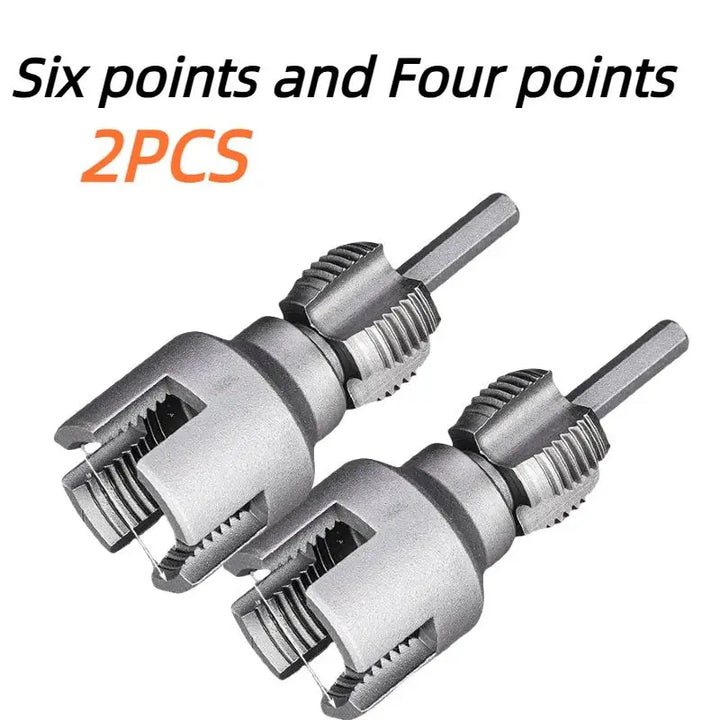 SmartGearPros DN15/DN20 Double-Ended Pipe Threading Tool - Electric Drill Adapter