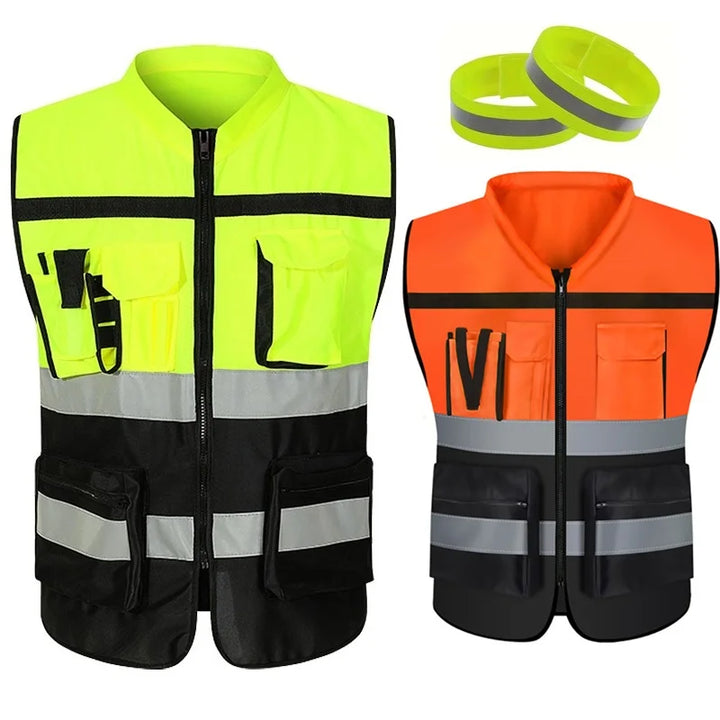 SmartGearPros Mesh Safety Vest – Breathable Reflective Gear for High-Visibility Work
