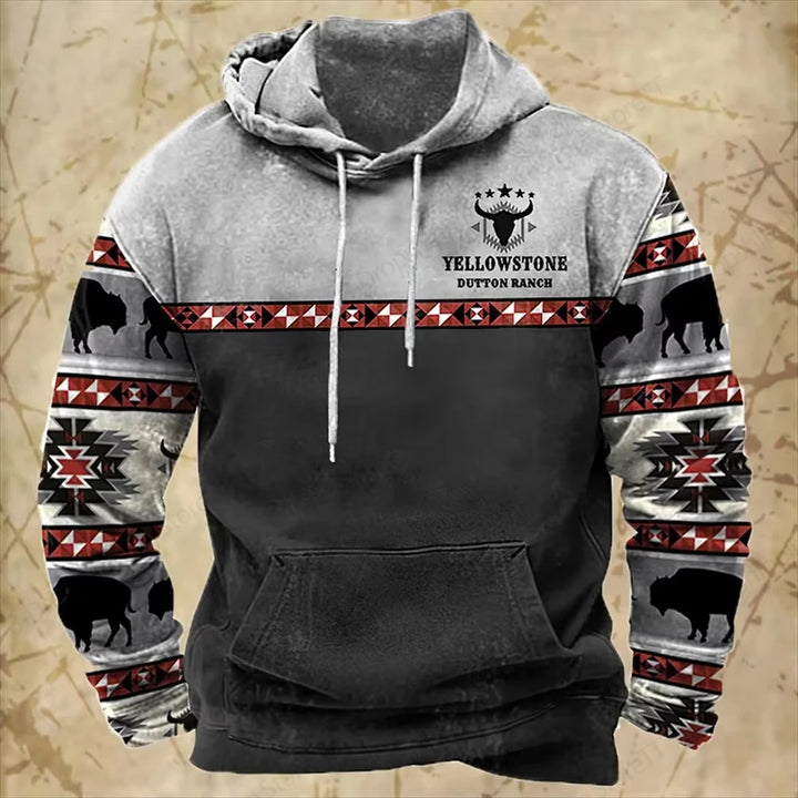 SmartGearPros 3D Print Hoodie – Fashionable Long Sleeve Sweatshirt for Men & Women, Vintage Streetwear Style