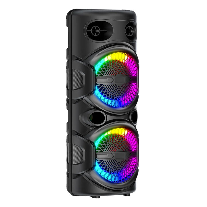 SmartGearPros 3000W Bluetooth Speaker – Portable Subwoofer Boombox with Deep Bass, LED Lights & Mic Support