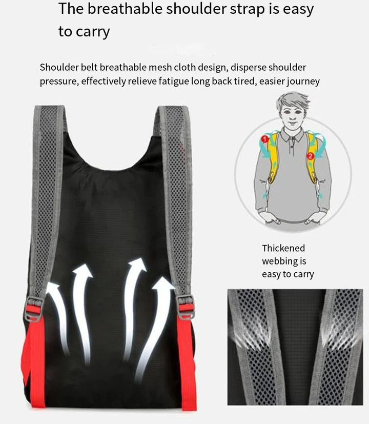 SmartGearPros Folding Survival Backpack – Ultralight, Durable & Built for Adventure