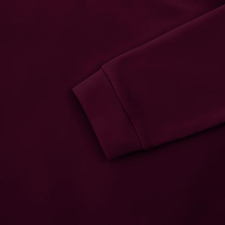 Men's Heavy Fleece Sweater - Half-Zip Stand Collar Pullover