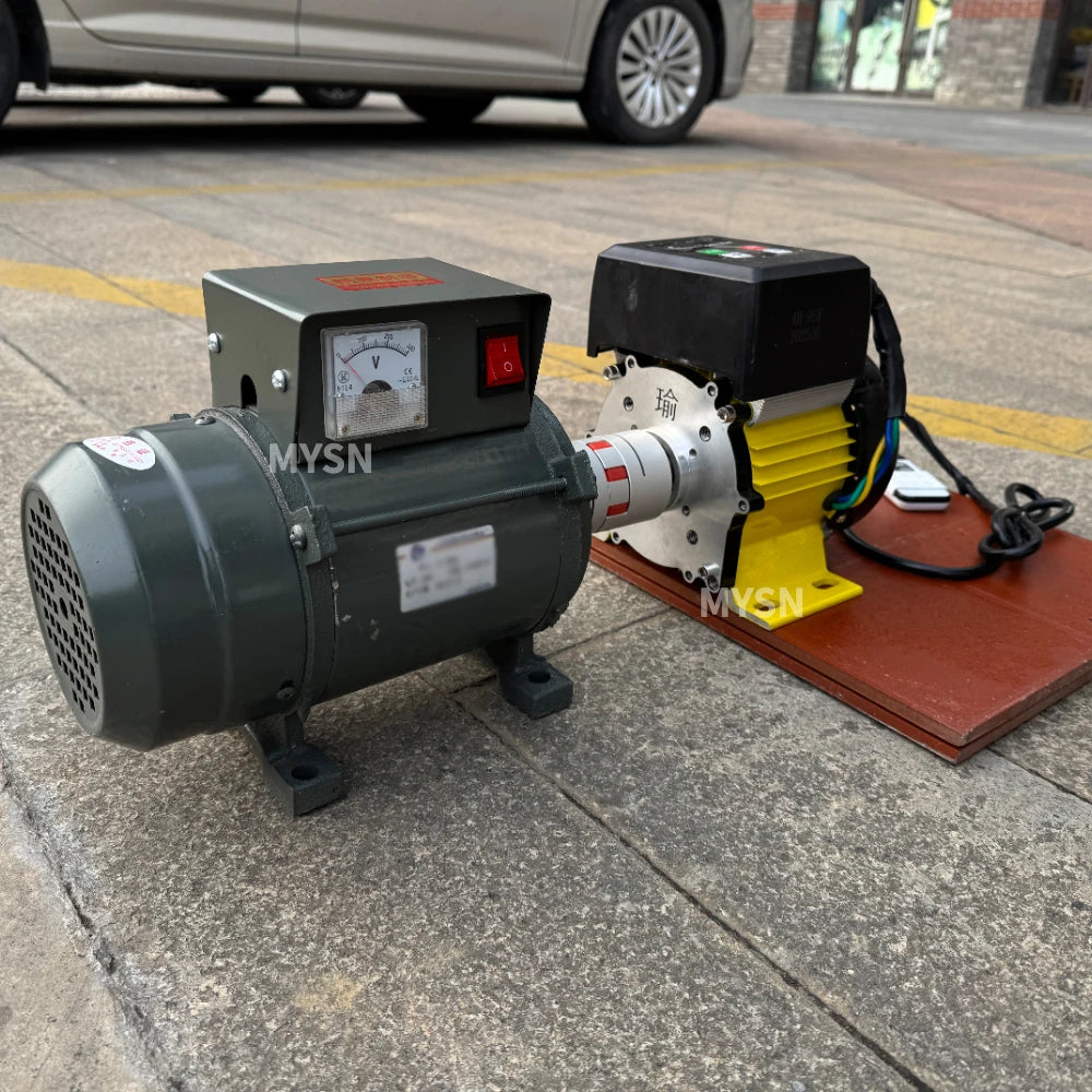 SmartGearPros Electric Generator 3KW-7KW - Magnetic Alternator Brushless Generator Set with Adjustable Speed Motor