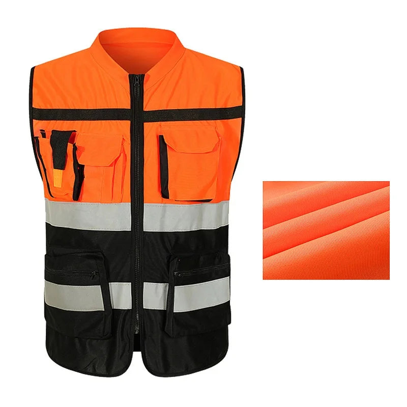 SmartGearPros Mesh Safety Vest – Breathable Reflective Gear for High-Visibility Work