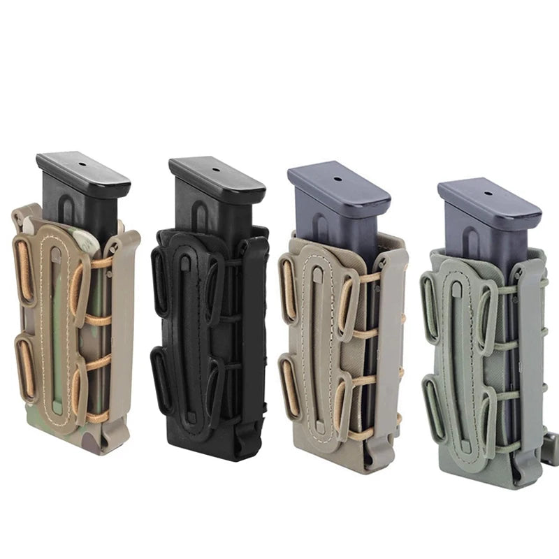 CLUSGO Tactical Magazine Pouch Set – 3-Pack MOLLE 9mm Mag Holders