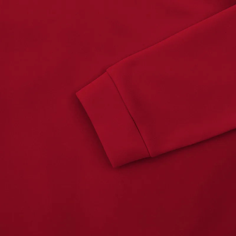 Men's Heavy Fleece Sweater - Half-Zip Stand Collar Pullover