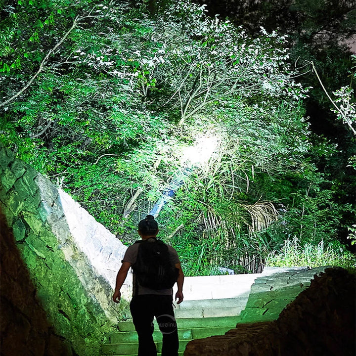 1000000Lm Powerful Headlamp 800W Led Sensor Head Flashlight Long Range Headlight 18650 Rechargeable Head Lantern Fishing Camping product image showing features or usage