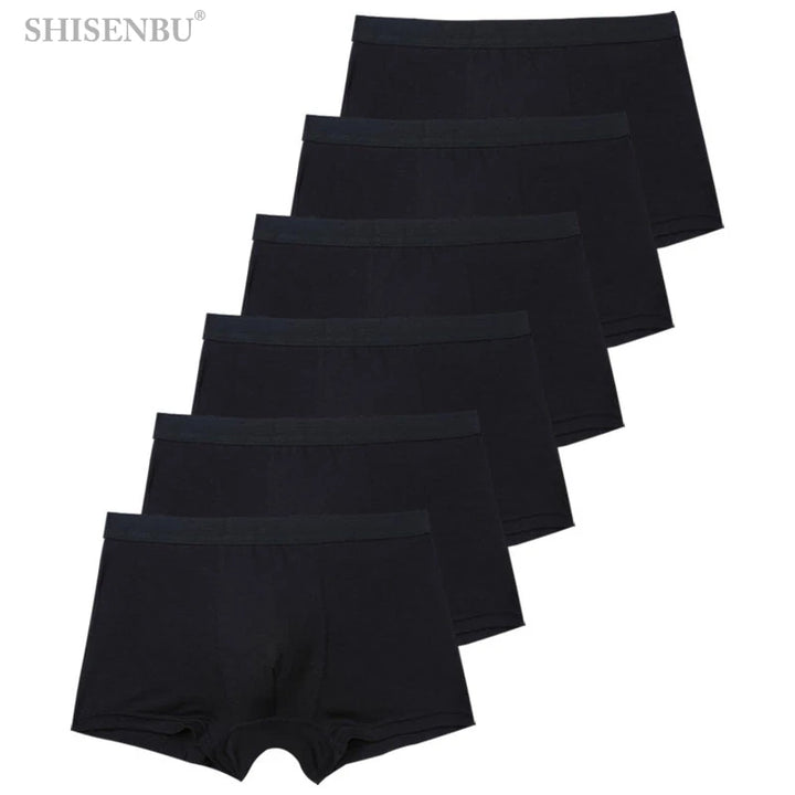 SmartGearPros BambooFlex Boxer Set - 6-Pack Ultra-Soft Breathable Underwear