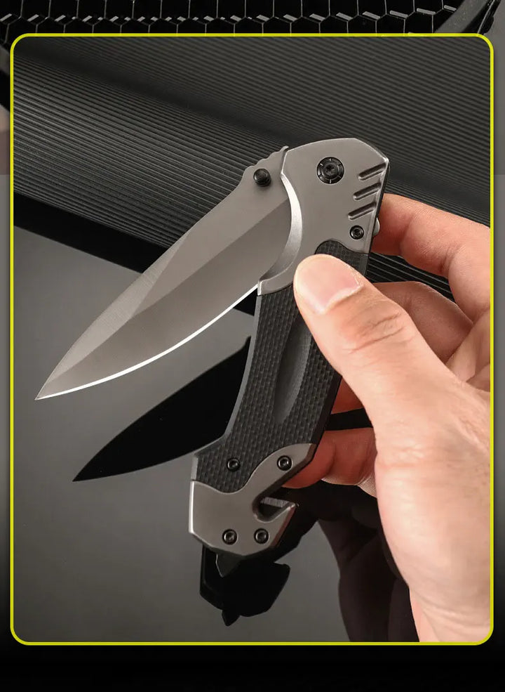 Tactical Folding Knife – Stainless Steel Survival & Camping Blade