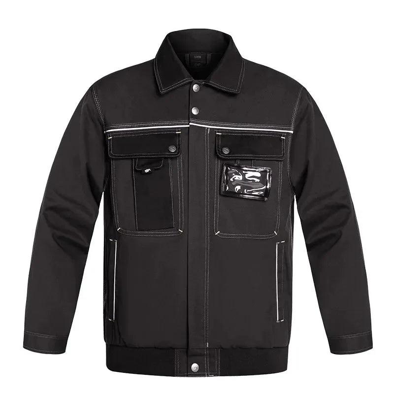 All In One Work Clothes Work Overalls Men Workwear Suit Welding Multi Pockets Jumpsuit Men Work Workshop Repairman Uniform product image showing features or usage