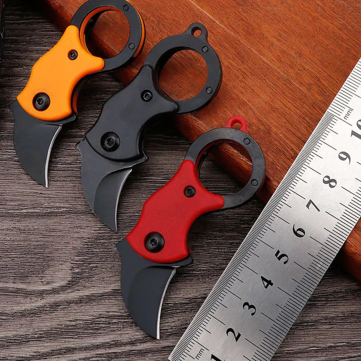 SmartGearPros keychain pocket knife with compact folding blade