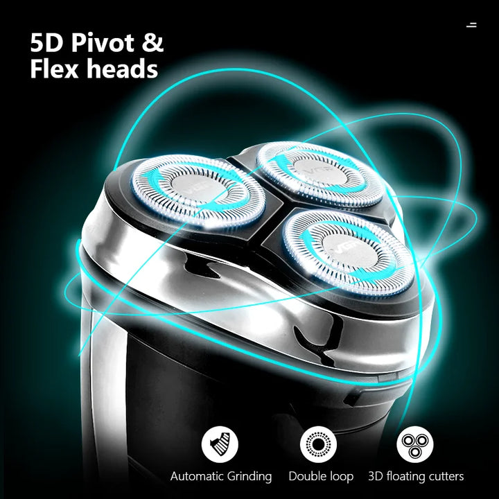 SmartGearPros Waterproof Electric Shaver – Fast Charging, Rechargeable Beard Trimmer & Razor