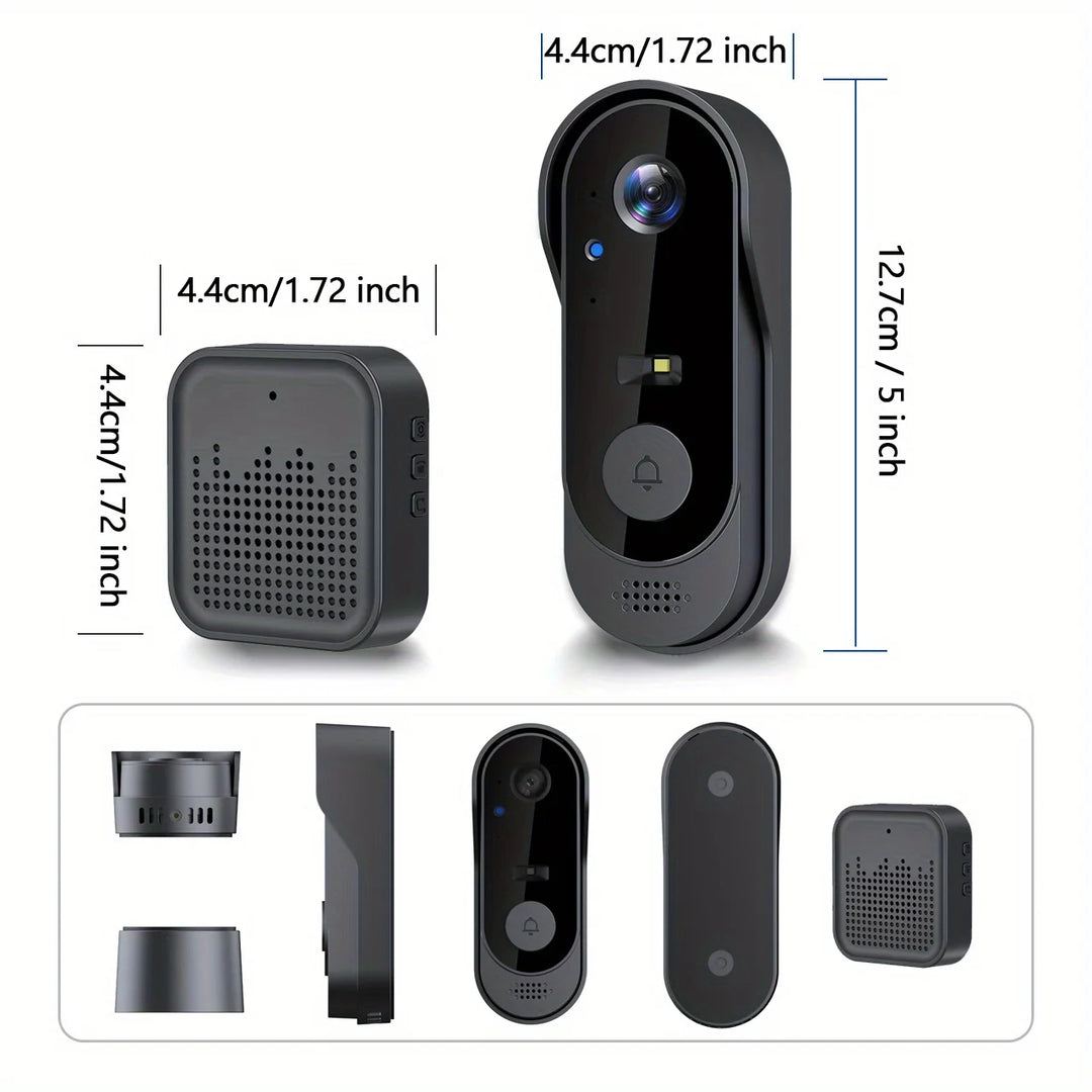 SmartGearPros Tuya WiFi Smart Video Doorbell – 2-Way Audio, Motion Detection, Night Vision & App Alerts