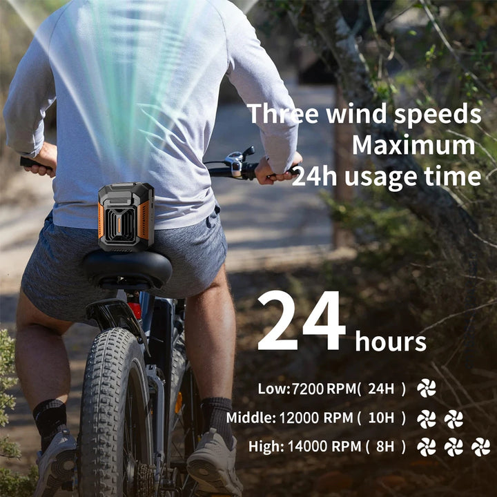 SmartGearPros Clip-On Cooling Fan – Portable Waist & Neck Fan for Outdoor Work, Construction & Summer Heat Relief