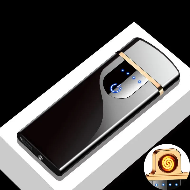 SmartGearPros Windproof Electric Plasma Lighter – Rechargeable, Flameless & USB Powered for Camping or Everyday Carry